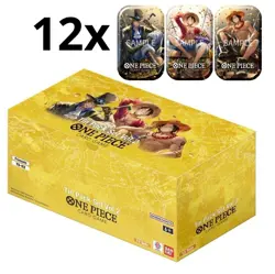 One Piece TCG DISPLAY 12x Mini Tin Pack Set VOL. 2 TS-02 TS02 ENG - Image 1