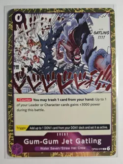 One Piece Gum-Gum Jet Gatling · OP03-072 · The Best Vol.2 · Englisch · NM - Image 1
