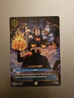 SPOOKY SIGHT Enchanted Card - 237/204 Disney Lorcana Whispers in The Well - Image 1