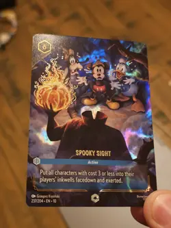 SPOOKY SIGHT Enchanted Card - 237/204 Disney Lorcana Whispers in The Well - Image 3