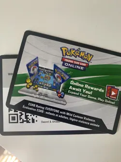 3x Pokemon Sword and Shield digital code cards (Mixed Sword and Shield) - Image 1