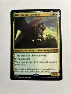 Dragonlord Dromoka - Commander: Tarkir: Dragonstorm MTG Plus Bonus Card!!! - Image 1