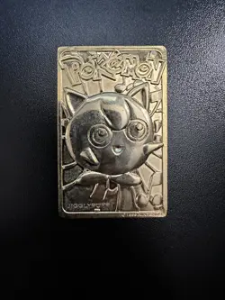 Pokemon 23K Gold Plated Trading Card | #39 Jigglypuff | Burger King Edition - Image 1