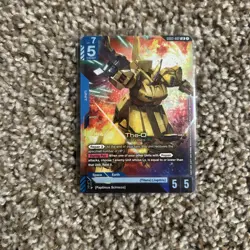 Bandai Gundam Card Game The-O PMX-003 GD03-002 LR Unit Card 5 Power 5 Defense - Image 1