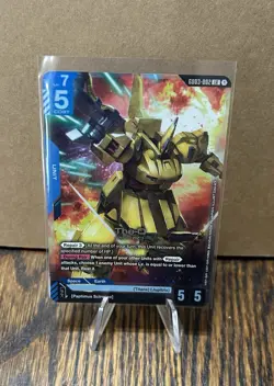 Bandai Gundam Card Game The-O PMX-003 GD03-002 LR Unit Card 5 Power 5 Defense - Image 1