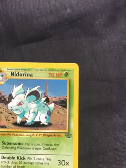 Pokemon Cards: Jungle 1st Edition Uncommon: Nidorina 40/64 - Image 3