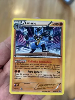 Lucario - 64/99 - Next Destinies - Holo Rare - Pokemon Card 2012 - Image 1