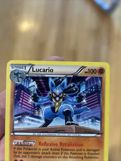 Lucario - 64/99 - Next Destinies - Holo Rare - Pokemon Card 2012 - Image 2