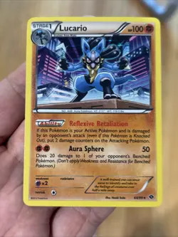 Lucario - 64/99 - Next Destinies - Holo Rare - Pokemon Card 2012 - Image 3