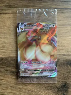 Eevee VMAX SWSH087 Black Star Promo Sealed Pokemon Card - Image 1