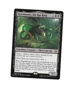MTG Magic The Gathering Karumonix, the Rat King 098/271 R ONE EN Card NM - Image 1