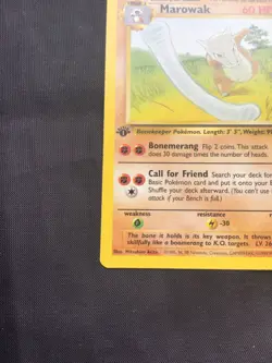 Pokemon Cards: Jungle 1st Edition Uncommon: Marowak 39/64 - Image 5