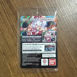 One Piece Monkey D. Luffy US Voyage College Basketball Promo Card Gonzaga SEALED - Image 2