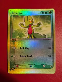 Treecko Reverse Holo 76/109 EX Ruby & Sapphire Pokemon Card Great Condition - Image 1