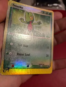 Treecko Reverse Holo 76/109 EX Ruby & Sapphire Pokemon Card Great Condition - Image 3
