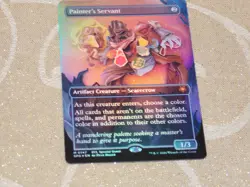 MTG Ext Art FOIL Painter's Servant x1 Mythic Lorwyn Eclipsed Special Guest NM - Image 1