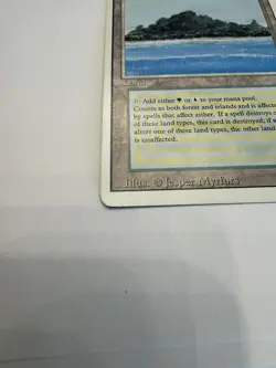 Magic the Gathering: MTG: Revised: Tropical Island Dual Land LP - See Descript. - Image 2