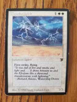 Magic The Gathering THUNDER SPIRIT LEGENDS Edition (1994) Read and See Photos - Image 1