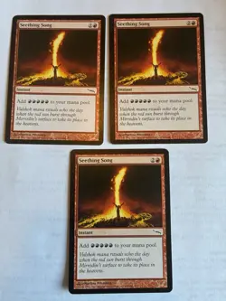 Seething Song Mirrodin Regular 3X Magic The Gathering MTG LP/NM - Image 1