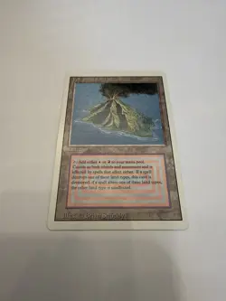 Volcanic Island Revised Edition Regular - LP to MP Magic The Gathering Dual MTG - Image 1