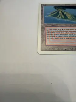 Volcanic Island Revised Edition Regular - LP to MP Magic The Gathering Dual MTG - Image 2