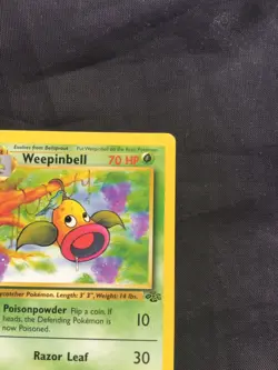 Pokemon Cards: Jungle 1st Edition Uncommon: Weepinbell 48/64 - Image 3
