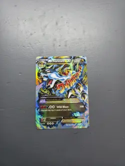 Mega Charizard EX M Charizard Full Art Holo Pokemon Card Japanese XY Wild Blaze - Image 1