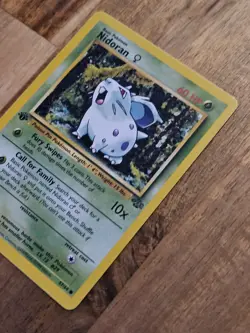 Nidoran 1st Edition - Near Mint - 57/64 Jungle Set - 1999 - WOTC - Pokemon TCG - Image 4