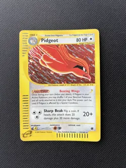 Pokemon Card Expedition Base Set Holo Pidgeot 23/165 - Image 1
