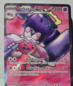 Tinkaton ex 240/193 Pokemon TCG SV02: Paldea Evolved Ultra Rare Full Art NM - Image 4