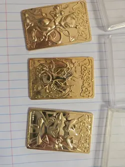 Pokemon Togepi,charizard,newtwo Trading Card 23K Gold-Plated - Image 2