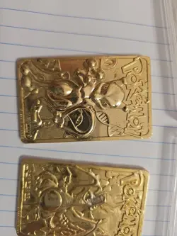 Pokemon Togepi,charizard,newtwo Trading Card 23K Gold-Plated - Image 3