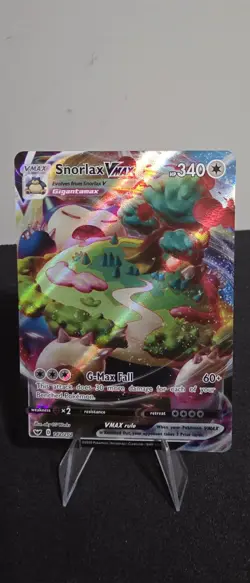 Pokemon Snorlax VMAX Full Art Ultra Rare Holo 142/202 Swsh01: Sword & Shield - Image 1