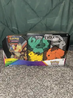 Pokemon Sword & Shield Evolving Skies Elite Trainer Box & tin 2-Pack - Image 1