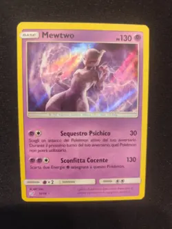 Carta Pokemon PSA PROMO FILM MEWTWO 12/18 HOLO SET DETECTIVE PIKACHU ITA 2019 Ex - Image 1