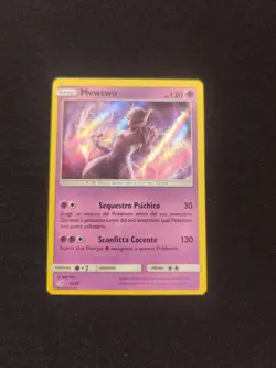 Carta Pokemon PSA PROMO FILM MEWTWO 12/18 HOLO SET DETECTIVE PIKACHU ITA 2019 Ex - Image 5