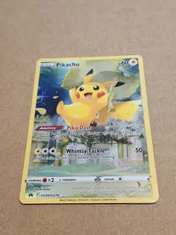 Pikachu GG30/GG70 Galarian Gallery Holo Pokemon 2023 Crown Zenith NM - Image 1