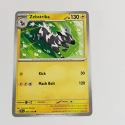 Zebstrika - 063/191 - Common - Reverse Holo NM, English Pokemon Surging Sparks - Image 1