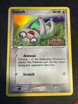 Pokemon TCG • Slakoth • EX Power Keepers 63/108 • Stamped Holo - Image 1