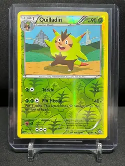 Quilladin 10/162 Reverse Holo Pokemon 2015 XY Breakthrough - LP - Image 1