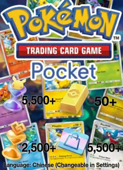 [INSTANT DELIVERY] Pokemon TCG Pocket Account 5500 Pack Hourglass+ 50 Gold+ - Image 1