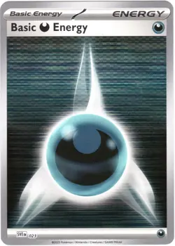 Pokemon TCG - Basic Dark Energy - 2025 Scarlet & Violet - SVE023 - Holo-NM - Image 1