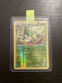 Pokemon TCG - Reverse Holo - Simisage 6/162 XY Breakthrough - Image 1