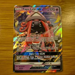 Pokemon Tapu Lele GX 60/145 SM Guardians Rising Holo Ultra Rare - Image 1