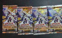 10 Yugioh booster pack lot: BLCR x1, MAMA x1, DIFO x2, , OP20 x2, CYAC x4 - Image 1