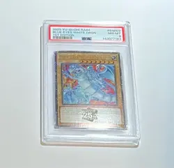 PSA 8 2025 Yu-Gi-Oh! Blue-Eyes White Dragon #RA04-EN002 Quarter Century SR - Image 3
