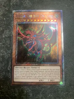 Yu-Gi-Oh! TCG Slifer the Sky Dragon RA04-EN117 Platinum Secret Rare NM - Image 3