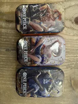 One Piece Tin Pack Set Vol 2 Set of 3 | TS-02 OP-13 | Factory Sealed | Bandai - Image 2