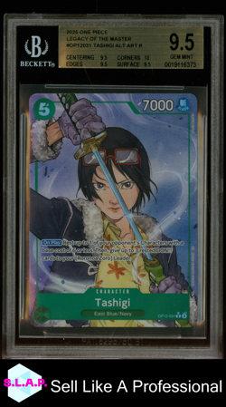 TASHIGI ONE PIECE OP12-031 2025 LEGACY OF THE MASTER - ENG BGS 9,5 - Image 1