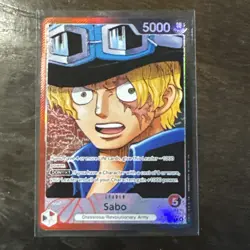 Sabo [Alternate Art] Leader OP13-004 English One Piece - Carrying On His Will - Image 1